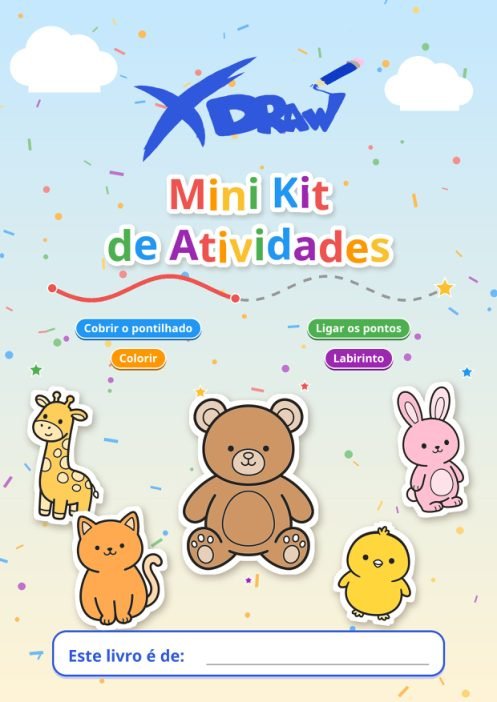 Capa do Mini Kit de Atividades XDraw